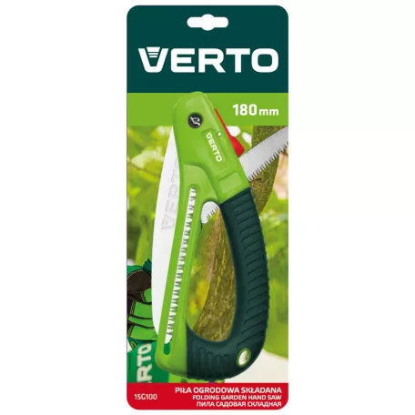 VERTO Ágvágó Fűrész 180 mm Összecsukható