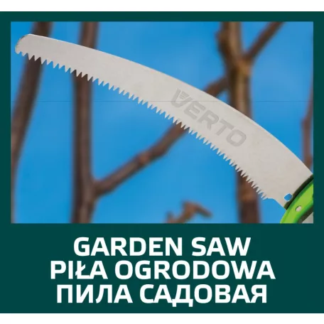 VERTO Hernyózó 220 mm Fűrésszel,Kötéllel P:57 mm