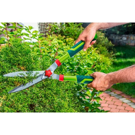VERTO Sövényvágó Olló 550 mm Penge:200 mm