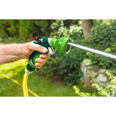 VERTO Öntözőpisztoly 9 Funkciós Reteszes