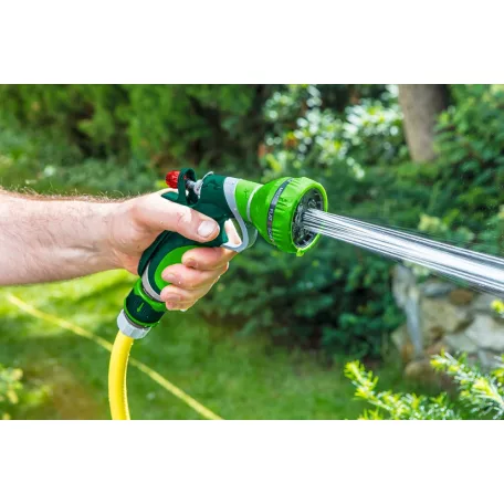 VERTO Öntözőpisztoly 9 Funkciós Reteszes