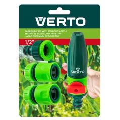 VERTO Öntözőpisztoly Csatlakozókkal 1/2" 4 db