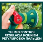 VERTO Öntözőpisztoly Csatlakozókkal 4 db Hüv.Sz