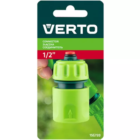 VERTO Csatlakozó 1/2" Vizmegállítós