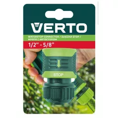 VERTO Csatlakozó 1/2" Kétkomponen.Vizmegáll.