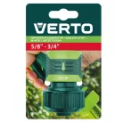 VERTO Csatlakozó 3/4" Kétkomponen.Vizmegáll.