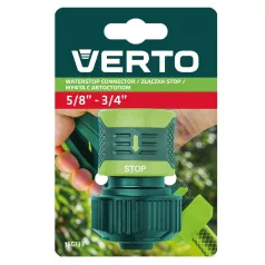 VERTO Csatlakozó 3/4" Kétkomponen.Vizmegáll.