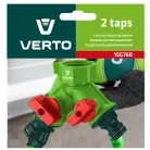 VERTO Kétutas Csap Y Elosztó Műa. Elzárós 3/4"