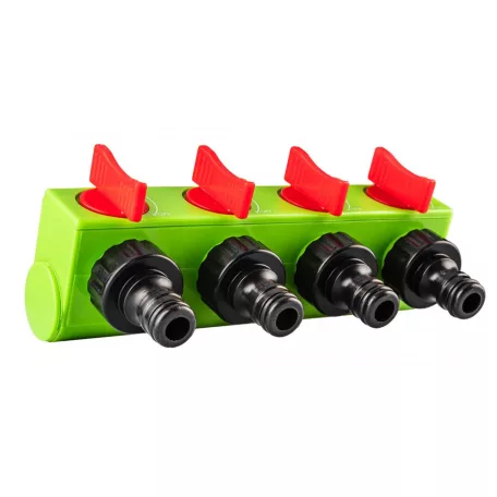 VERTO Négyutas Csap Elosztó Műa.Elzárós