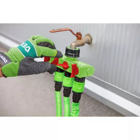 VERTO Négyutas Csap Elosztó Műa.Elzárós