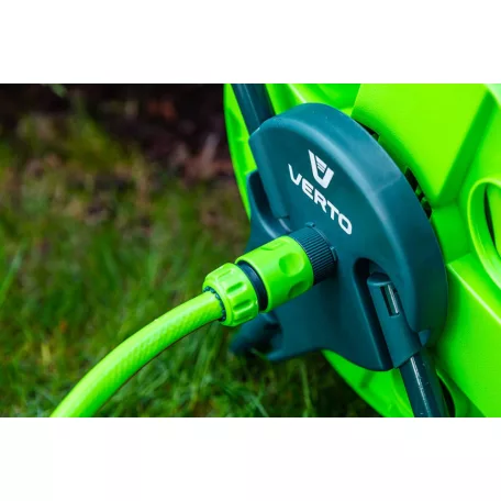 VERTO Tömlődob Tömlőm: 1/2"45M,5/8"35M,3/4"15M