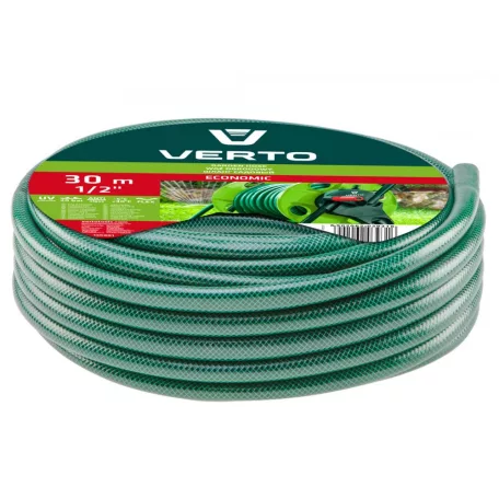 VERTO Locsolótömlő 20M 1/2"Economic Zöld
