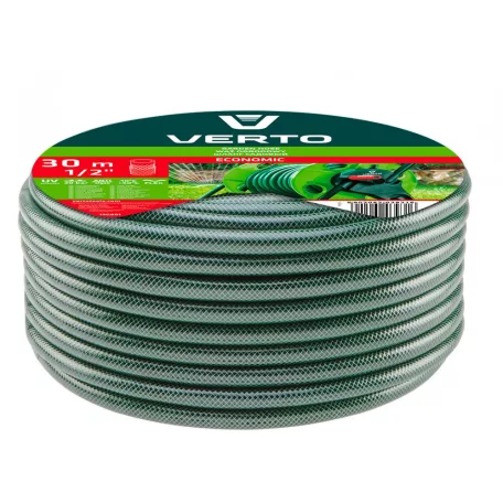 VERTO Locsolótömlő 30M 1/2"Economic Zöld