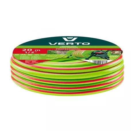 VERTO Locsolótömlő 20M 1/2"Profi Csavar.Uv.Áll 