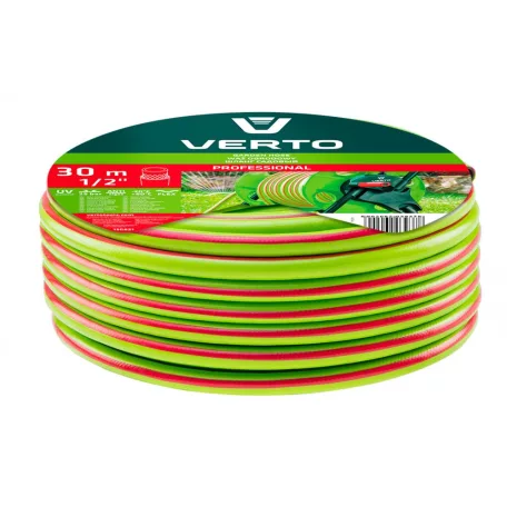 VERTO Locsolótömlő 30M 1/2"Profi Csavar.Uv.Áll