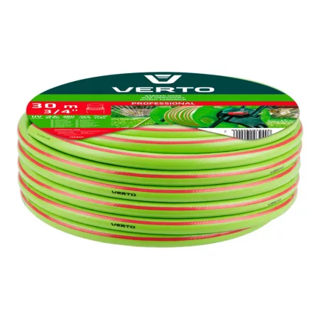 VERTO Locsolótömlő 30M 3/4"Profi Csavar.Uv.Áll