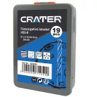 CRATER Fémcsigafúró Klt. 1-10mm 19R. Hss D338 Fém D.