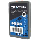CRATER Fémcsigafúró Klt. 1-13mm 25R. Hss-G D338 Köszörült
