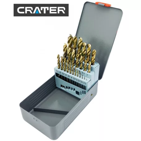 CRATER Fémcsigafúró Klt. 1-13mm 25R. Hss-E D338 Cobalt