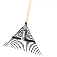 CRATER Lombseprű Fa Nyéllel 24Fogú Rugós 47 cm Egyenes