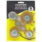 Csapos Drótkefe Klt. Rézszálas 6 db 