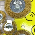 Csapos Drótkefe Klt. Rézszálas 6 db 