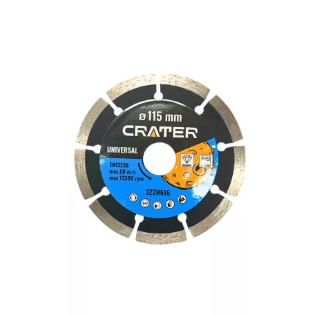 CRATER Gyémánt Vágótárcsa 115 mm Szegmenses