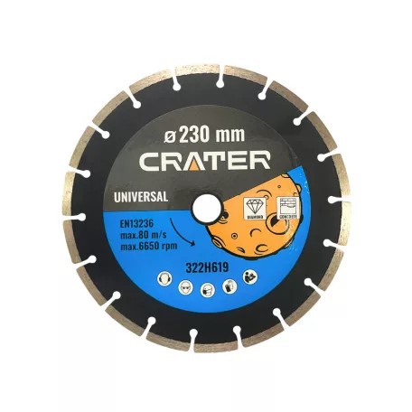 CRATER Gyémánt Vágótárcsa 230 mm Szegmenses