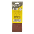 CRATER Csiszolószalag Végtelen 75*457 mm K80 3 db/Csom