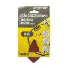 CRATER Csiszolópapír Tépőzáras K40 Deltacsiszol 5 db