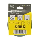 CRATER Fiber Tárcsa 115*22 mm A60 /Rota Smirg/ 5 db/Csom 