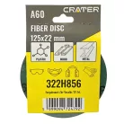 CRATER Fiber Tárcsa 125*22 mm A60 /Rota Smirg/ 5 db/Csom