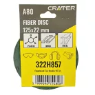 CRATER Fiber Tárcsa 125*22 mm A80 /Rota Smirg/ 5 db/Csom