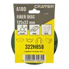 CRATER Fiber Tárcsa 125*22 mm A100 /Rota Smirg/ 5 db/Csom 