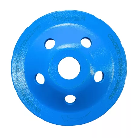 CRATER Gyémánt Csiszolókorong 125X5X22,2 mm Szeg