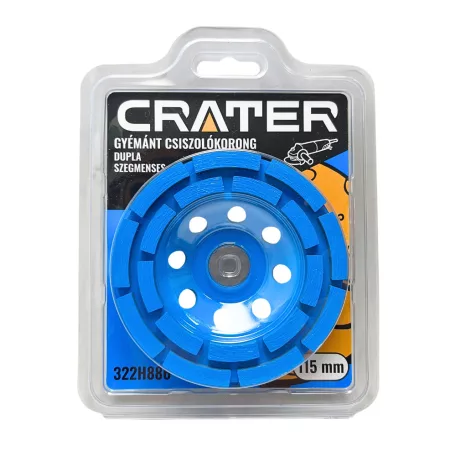 CRATER Gyémánt Csiszolók 115X5X22,2 mm Duplaszeg