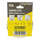 CRATER Rota Smirg Tépőzáras 115 mm P60 5 db/Cs. 