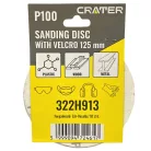 CRATER Rota Smirg Tépőzáras 125 mm P100 5 db/Cs. 