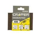 CRATER Csiszolószivacs 100*70*30 mm K80 Durva 