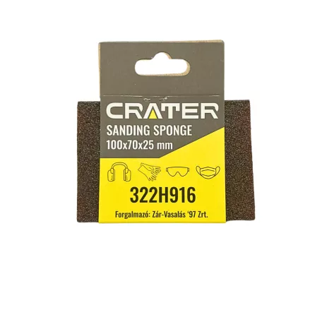 CRATER Csiszolószivacs 100*70*30 mm K80 Durva 
