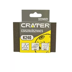 CRATER Csiszolószivacs 100*70*30 mm K240 Finom 