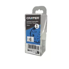  CRATER Turbómaró Kem.Fém Csúcsos F-Tip10X20X6mm Bliszteres Kerek Orrú