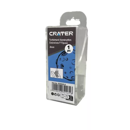 CRATER Turbómaró Kem.Fém Csúcsos F-Tip.6X18X6mm Bliszteres Kerek Orrú