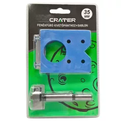 Fenékfúró 35 mm Kivetőpánthoz + Sablon 