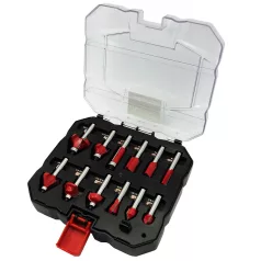 CRATER Felsőmaró Készlet 12 Részes Q8mm Carbide