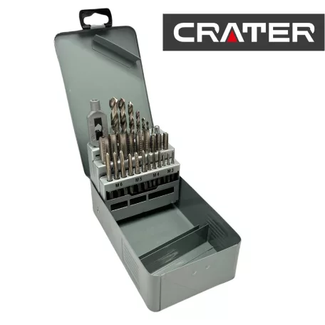 CRATER Kézi Menetfúró Klt. 29R. Hss M3-12. Din 352