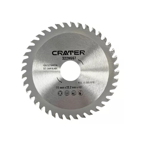 Fűrésztárcsa 115*22,2 mm 40Fog Tct