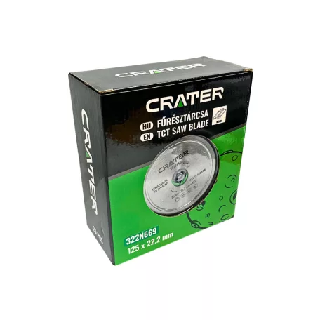 Fűrésztárcsa 125*22,2 mm 40Fog Tct