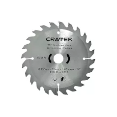 CRATER Körfűrészlap 150*20 / 24Fog Carbide