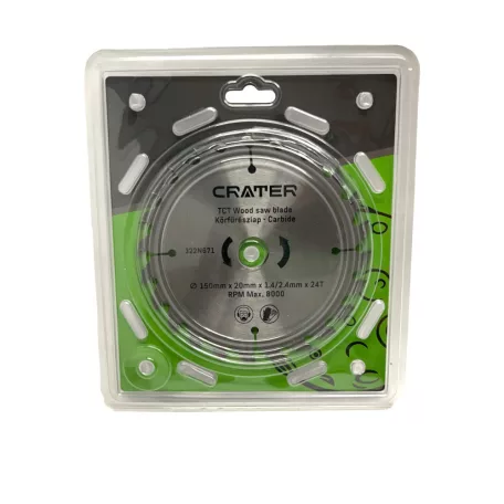 CRATER Körfűrészlap 150*20 / 24Fog Carbide